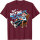 I'm Not Sleeping Just Resting My Eyes Retro Dad Joke Gifts T-Shirt - T-Shirt | Maroon