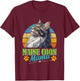 MAINE COON MAMA Maine Coon Mummy Cat Mummy Vintage Women T-Shirt - T-Shirt | Maroon
