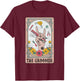 Funny Tarot Card Pet Grooming Dog Groomer Girl Women T-Shirt - T-Shirt | Maroon