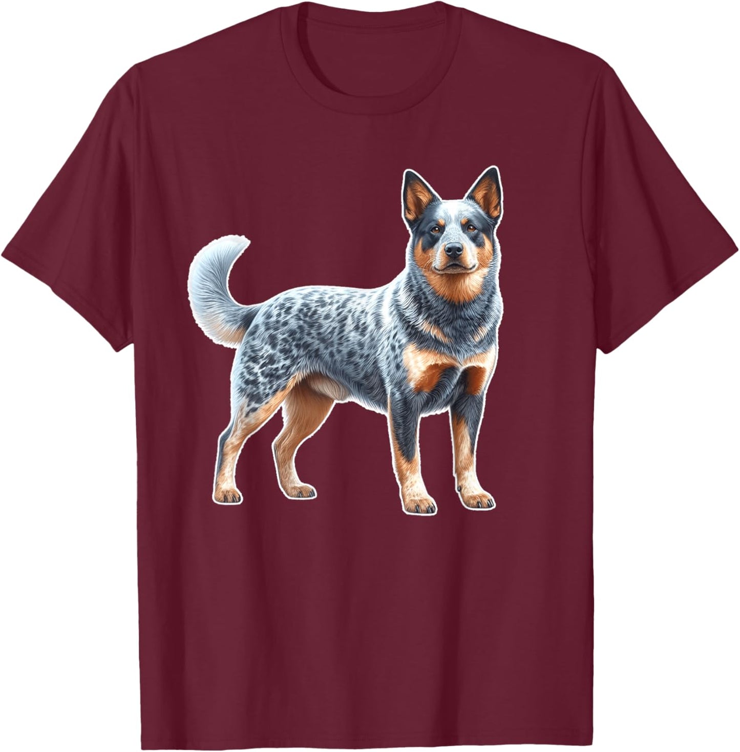 Australian Cattle Dog T-Shirt - T-Shirt | Maroon