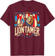 Lion Tamer Shirt Men Women Costume Ringmaster Costume T-Shirt - T-Shirt | Maroon