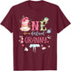 Onederland Granny - Nana Of The 1st Birthday Girl Tea Party T-Shirt - T-Shirt | Maroon