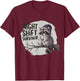 Night Shift Survivor Raccoon Coffee Lovers Funny T-Shirt - T-Shirt | Maroon