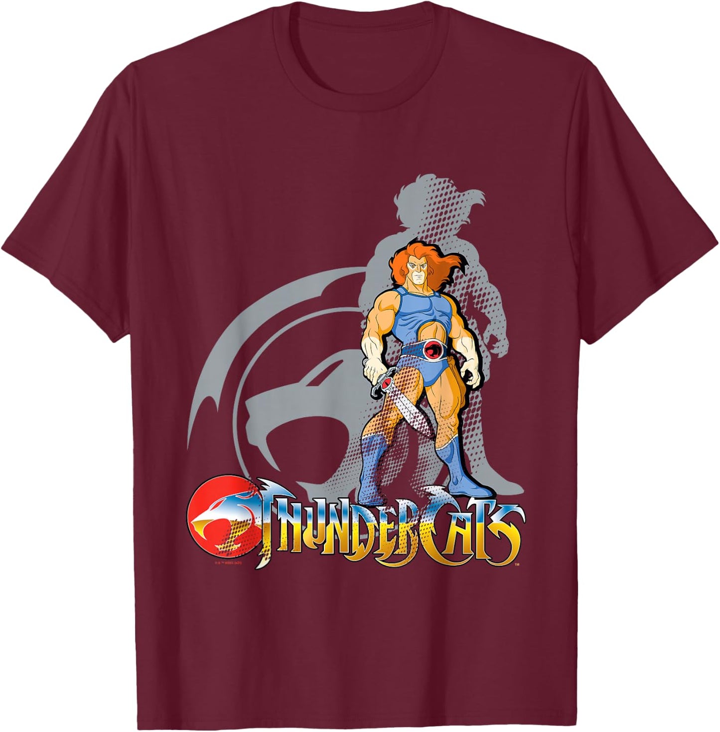 Thundercats Lion-O T-Shirt - T-Shirt | Maroon