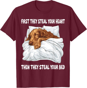 Irish Setter Sleeping Pajamas Nightgown T-Shirt - T-Shirt | Maroon