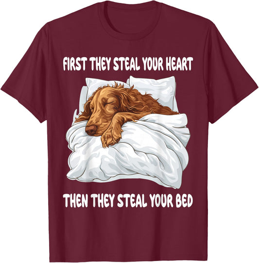 Irish Setter Sleeping Pajamas Nightgown T-Shirt - T-Shirt | Maroon
