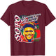 Juan Soto International Baseball Dominican Republic MLBPA T-Shirt - T-Shirt | Maroon