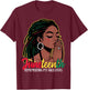 Black Woman Remembering My Ancestors Juneteenth T-Shirt - T-Shirt | Maroon