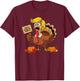 They're Eating The Turkeys Election 2024 Funny Thanksgiving T-Shirt - T-Shirt | Maroon