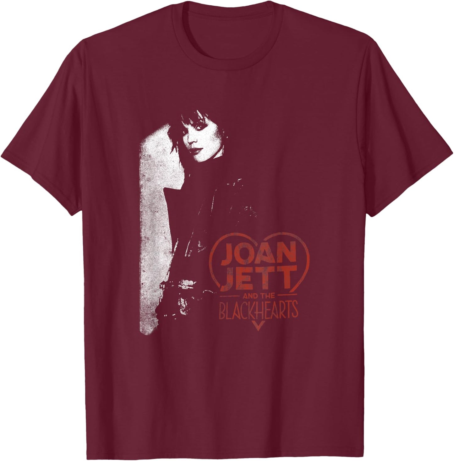 Joan Jett and the Blackhearts - Shadow T-Shirt - T-Shirt | Maroon