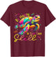 Turtle Be Happy In Your Own Shell ADHD Neurodiversity Autism T-Shirt - T-Shirt | Maroon