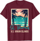St. Thomas US Virgin Islands Vacation Souvenir T-Shirt - T-Shirt | Maroon