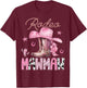 Rodeo Mawmaw Pink Boots Coquette CowGirl Birthday Party T-Shirt - T-Shirt | Maroon