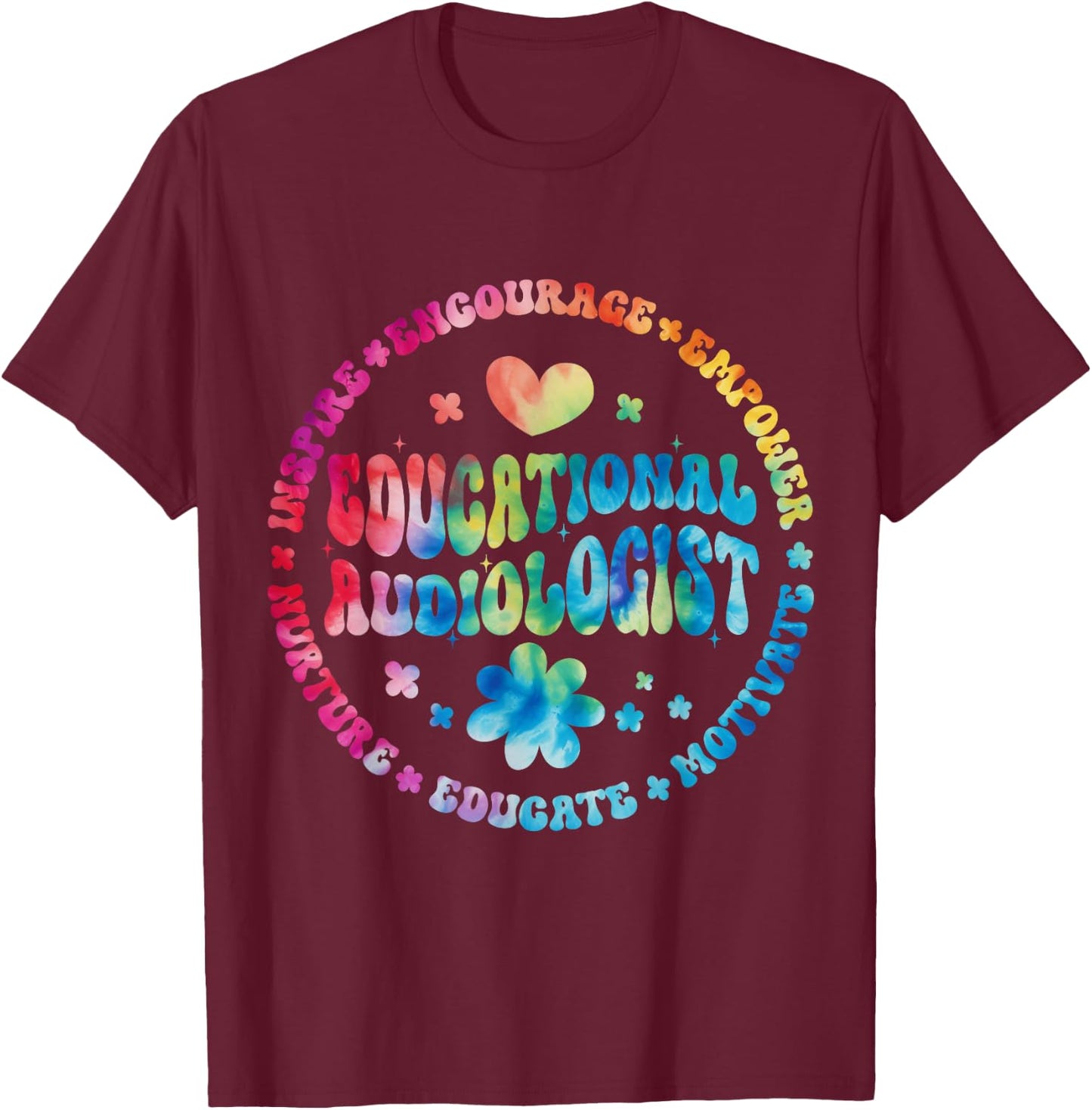 Educational Audiologist Appreciation Week Back to School T-Shirt - T-Shirt | Maroon