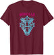 Heavy Metal Godzilla Officially Licensed T-Shirt - T-Shirt | Maroon
