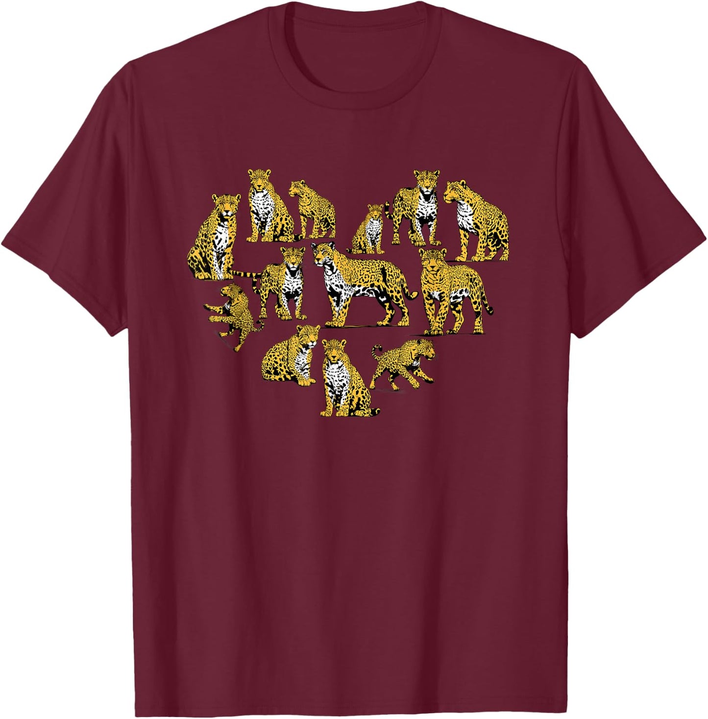 Jaguar Lover Women Wildcat Kids Jaguar T-Shirt - T-Shirt | Maroon