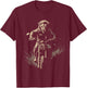 Lion Motorcycle Adventure Biker Riding Animal Rider Wildlife T-Shirt - T-Shirt | Maroon