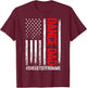 Dad Dance She Get It From Me Proud Dancer Dad USA Flag Men T-Shirt - T-Shirt | Maroon