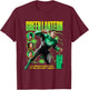 DC Comics Justice League Green Lantern John Stewart Comic T-Shirt - T-Shirt | Maroon