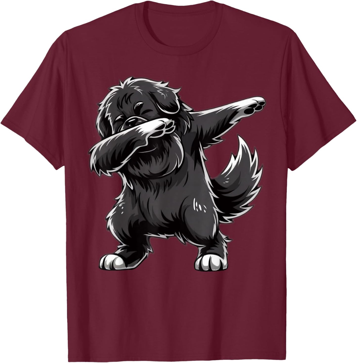 Dabbing Newfoundland Dab Dance Dog Lover Gifts Women T-Shirt - T-Shirt | Maroon
