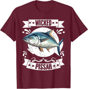 Wicked Pissah Funny Tuna Whisperer Tuna Fisherman Tuna Lover T-Shirt - T-Shirt | Maroon