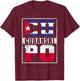 Cubanski Roots Cuba and Poland Mix Polish Cuban T-Shirt - T-Shirt | Maroon