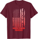Fight Marfan Syndrome Awareness Fighters Wear Red Messy Bun T-Shirt - T-Shirt | Maroon