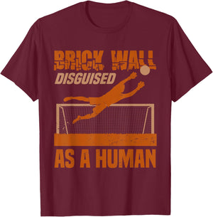 Funny Goaltender Soccer Kids Goal Soccer Goalie T-Shirt - T-Shirt | Maroon