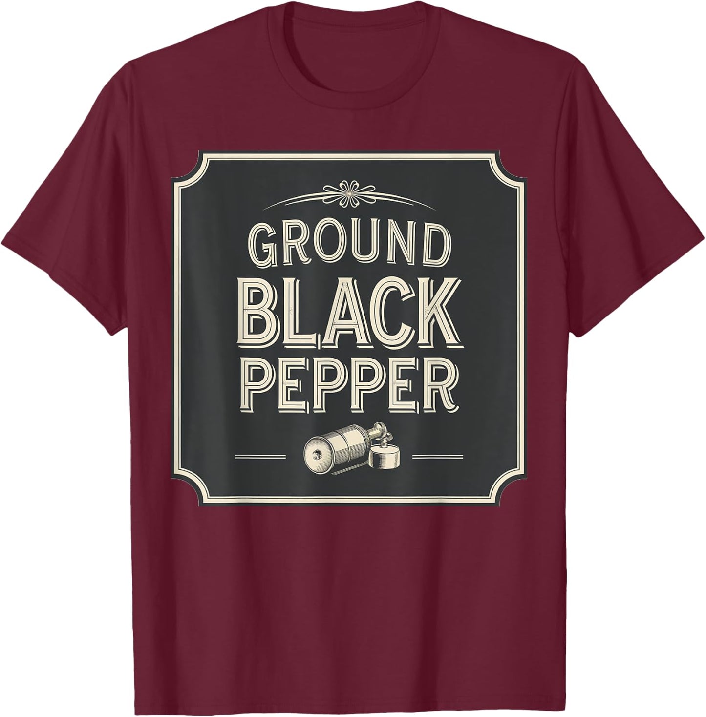 Ground pepper halloween costume, matching halloween T-Shirt - T-Shirt | Maroon