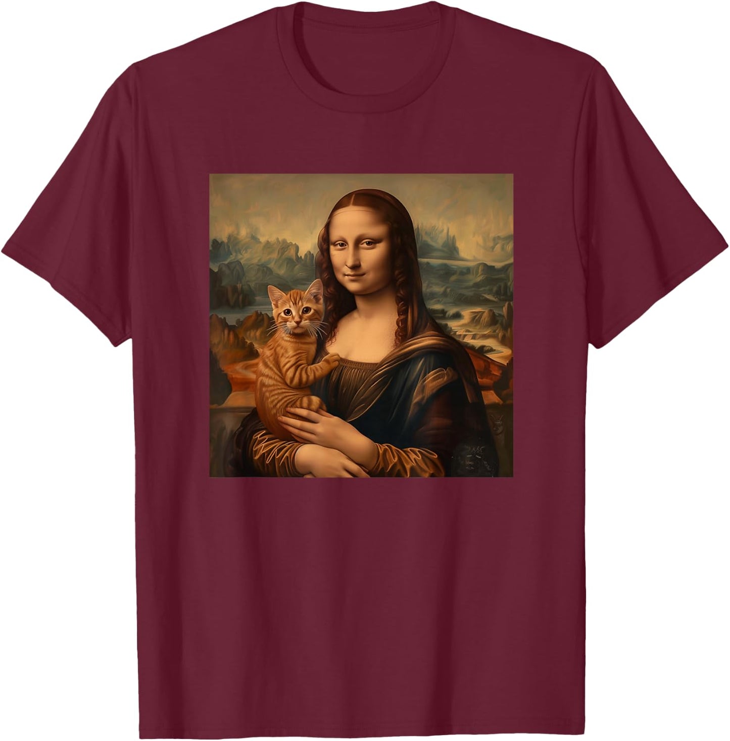 Orange Tabby Cat Shirt Orange Tabby Cats T-Shirt - T-Shirt | Maroon