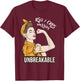 RSD CRPS Awareness CRPS Warrior Unbreakable Gift T-Shirt - T-Shirt | Maroon
