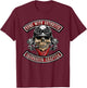Sons With Arthritis Ibuprofen Chapter Funny Biker Skull T-Shirt - T-Shirt | Maroon