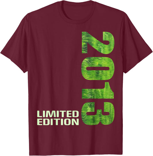 13th Birthday 2013 Limited Edition 13 Boy Girl T-Shirt - T-Shirt | Maroon
