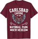 Carlsbad Caverns National Park Bat Mexico Travel Souvenir T-Shirt - T-Shirt | Maroon