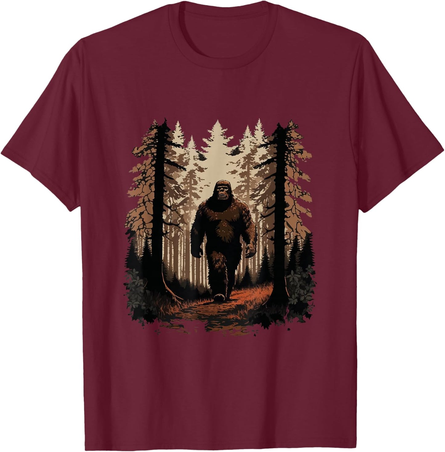 Bigfoot T-Shirt - T-Shirt | Maroon
