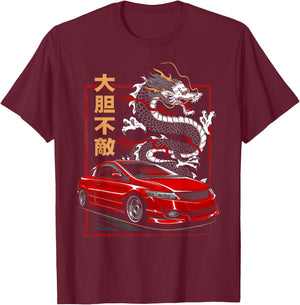 Civic Si JDM Japanese Car T-Shirt - T-Shirt | Maroon