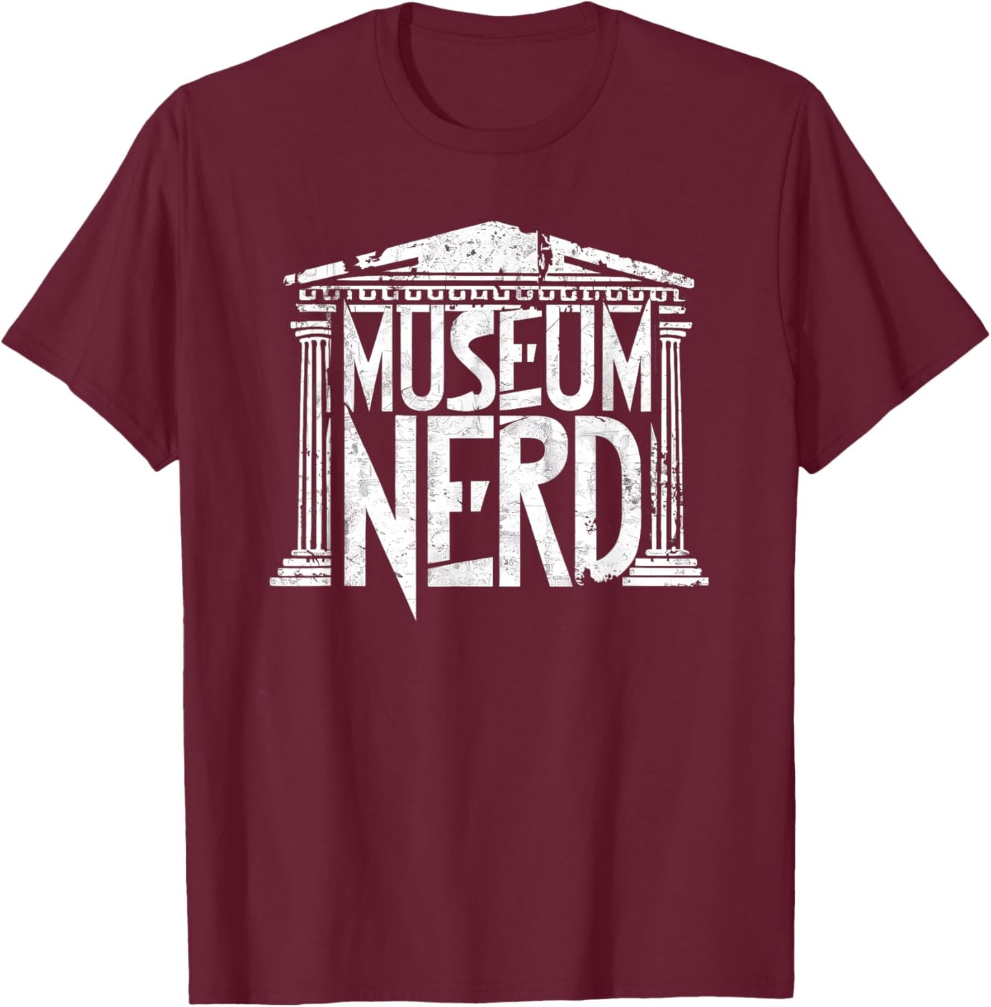 Museum Nerd T-Shirt - T-Shirt | Maroon