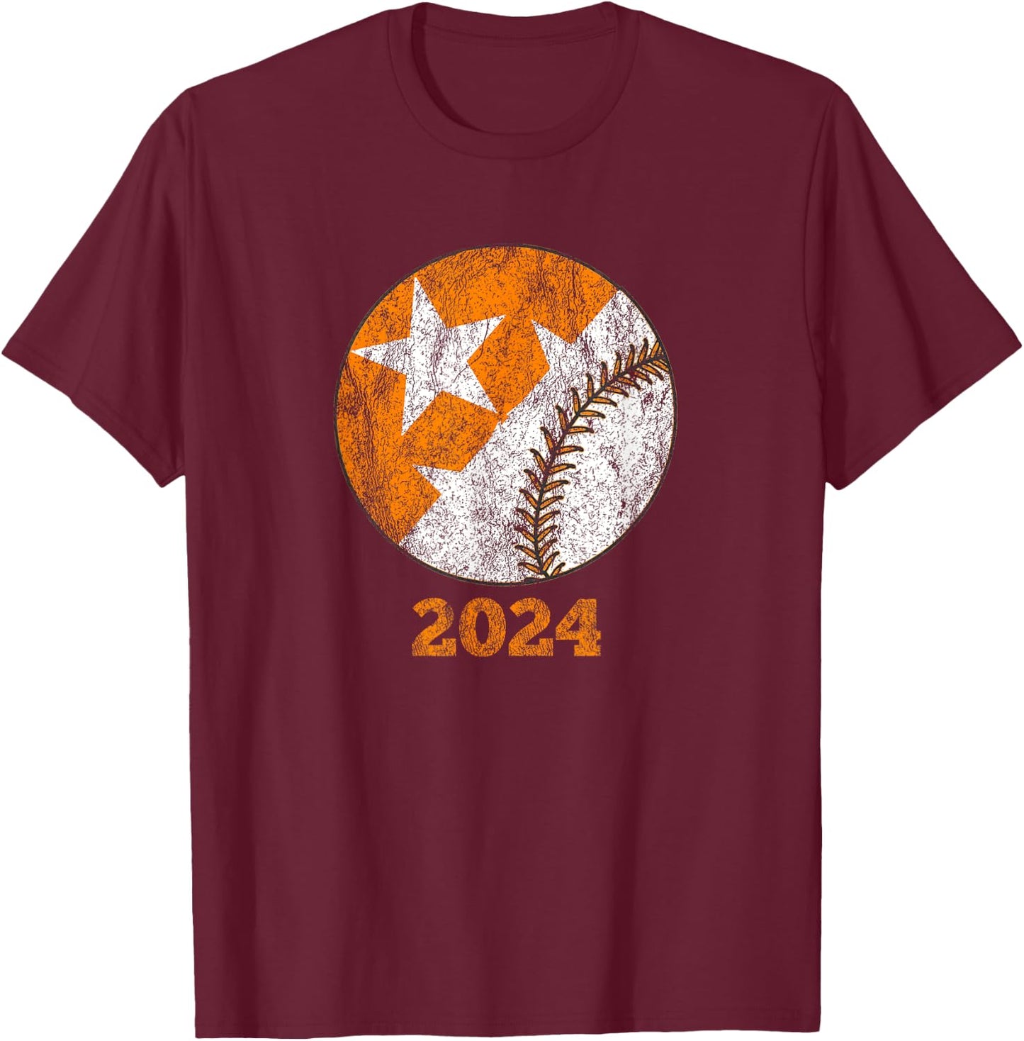 Tennessee Omaha Bound Knoxville Baseball Fan 2024 Champion T-Shirt - T-Shirt | Maroon