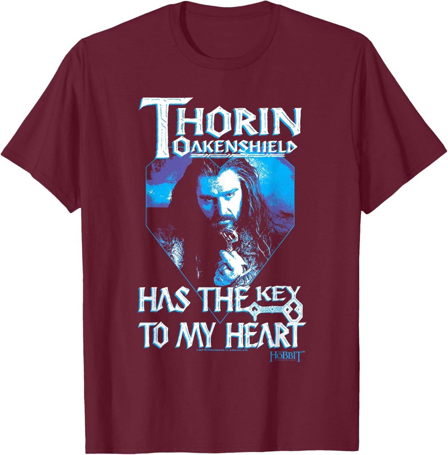 The Hobbit Thorin's Key T-Shirt - T-Shirt | Maroon