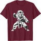 MMA Lion Drawing Kickboxing Taekwondo Lion Martial Arts T-Shirt - T-Shirt | Maroon