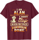 I am Alan Shirt Personalized Alan First Name T-Shirt - T-Shirt | Maroon