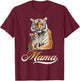 Tiger Mom & Baby Mother's Day Tiger Animal Lover T-Shirt - T-Shirt | Maroon