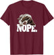 Women Hunting Dog Sleep Nope German Shorthaired Pointer T-Shirt - T-Shirt | Maroon