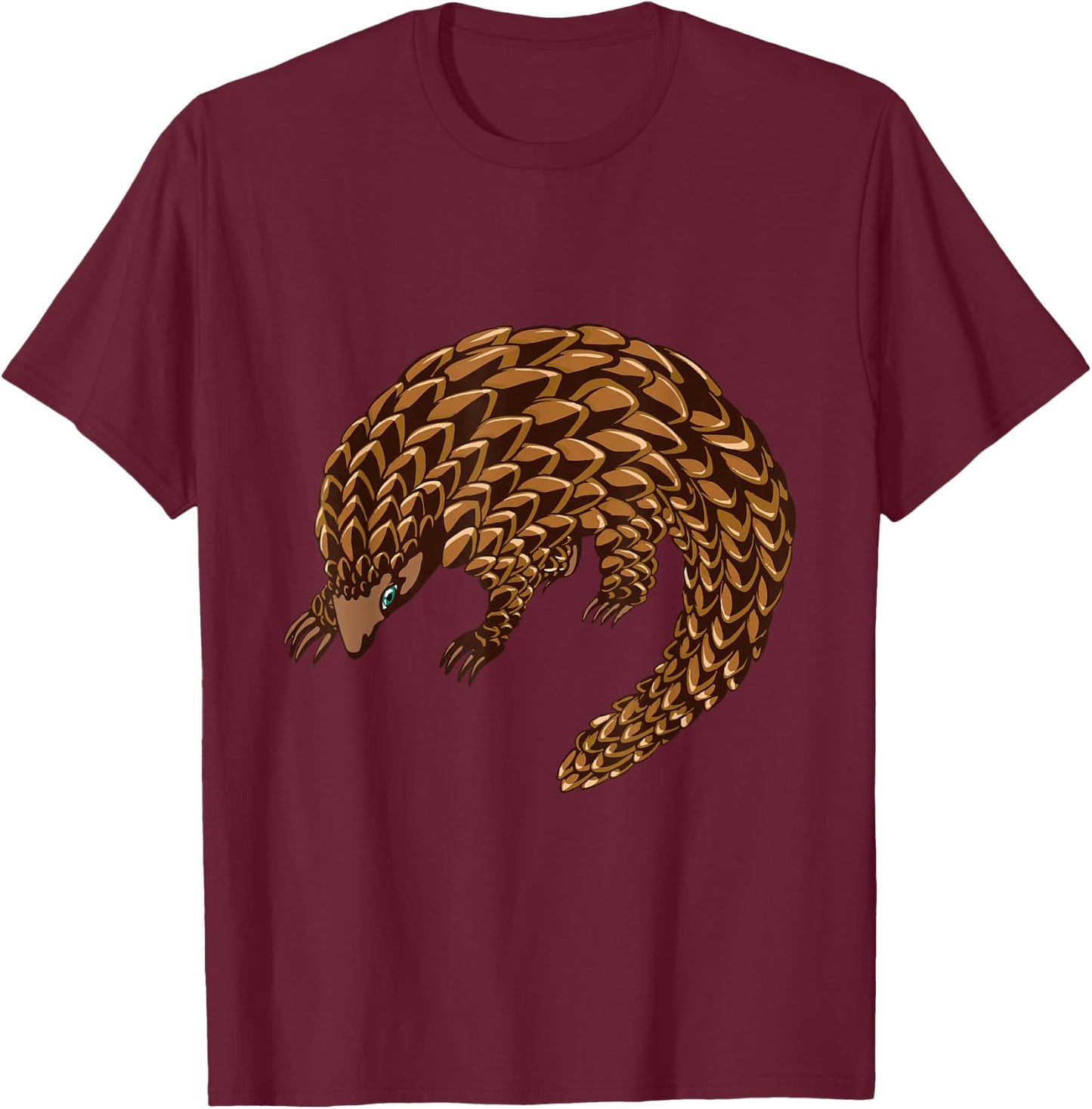 Pangolin T Shirt - Save The Pangolins T-Shirt - T-Shirt | Maroon