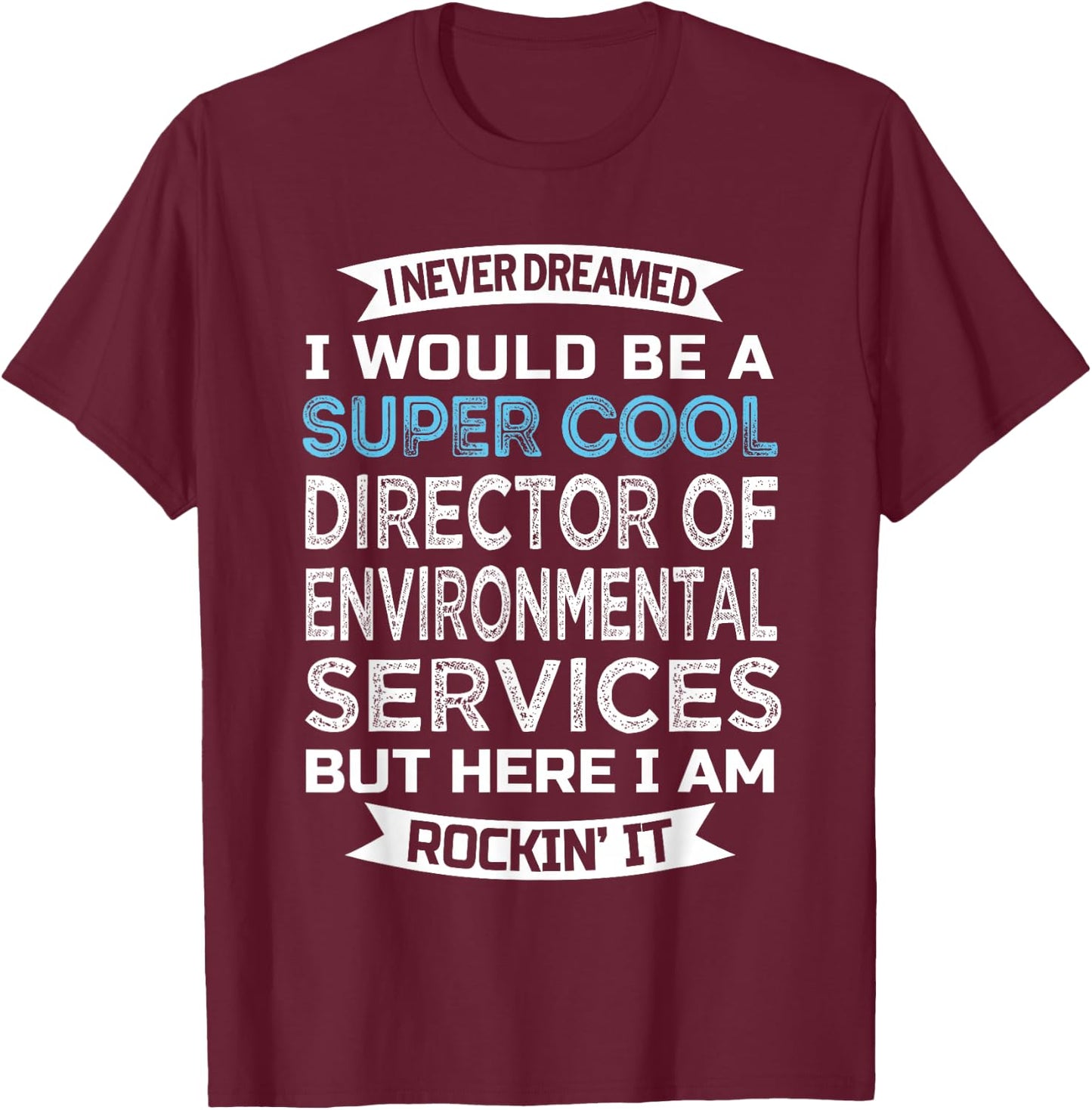 Director of Environmental Services Funny EVS Director T-Shirt - T-Shirt | Maroon