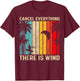 Kitesurfing Vintage Cancel Everything There Is Wind Surfing T-Shirt - T-Shirt | Maroon