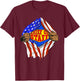 Funny Super Chief Of Staff Hero Job T-Shirt - T-Shirt | Maroon