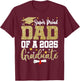 Super Proud Dad Of A 2026 Graduate Senior Graduation T-Shirt - T-Shirt | Maroon