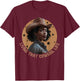 Living That Cowgirl Life Melanin Cowgirl Rodeo Style Country T-Shirt - T-Shirt | Maroon