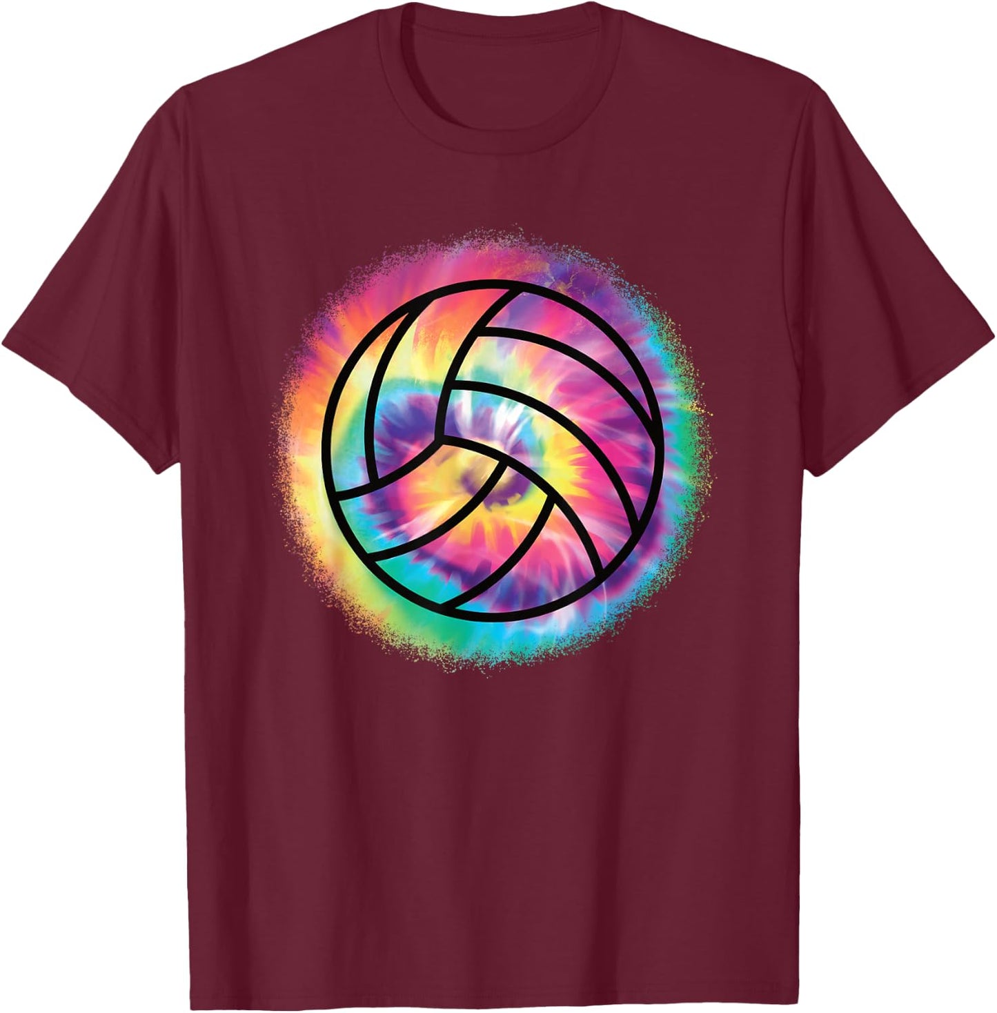 Volleyball Player Ball Women Men Kids T-Shirt - T-Shirt | Maroon